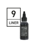 Preview: 77266 Carbon Black Tattoofarbe - Liner 9 - 50ml.