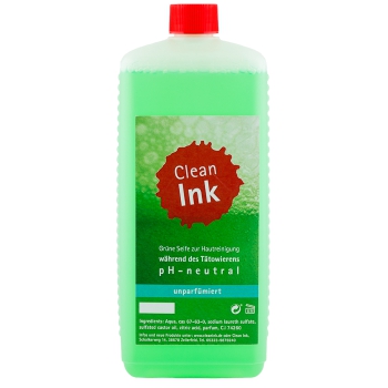 Clean Ink Grüne Seife 1000 ml Unparfümiert
