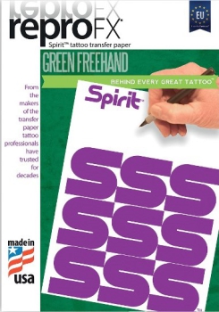 100x SPIRIT reproFX Green Matrizenpapier für Handskizzen A4