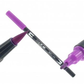 Tombow Dual Brush Stift AB-T Farbe Purple