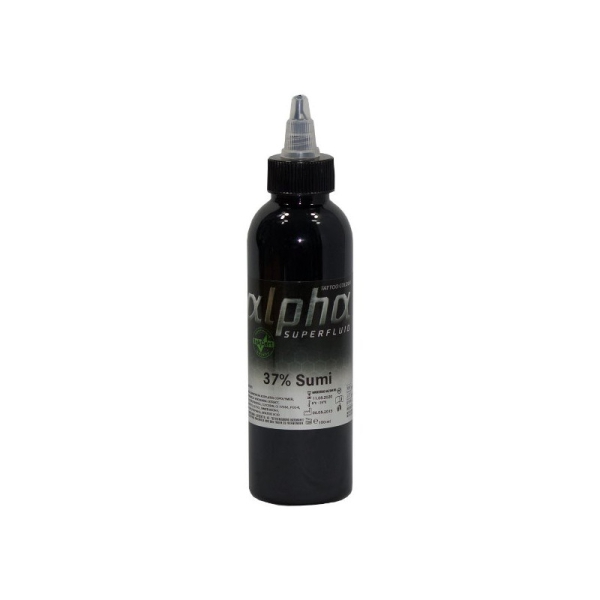 ALPHA superfluid Tattoofarbe 37% Sumi 30ml