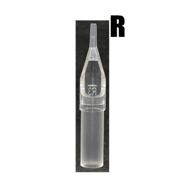 18er Rund Einwegspitzen Transparent 50 Stück 18RT