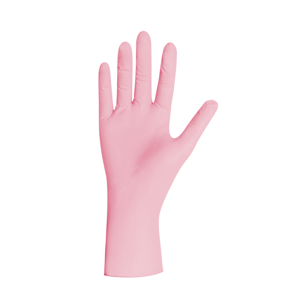 Unigloves Nitril Handschuhe  "Pink Pearl" 100 Stück, Größe L
